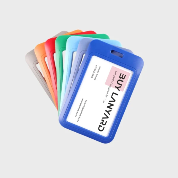 Plastic ID card holder