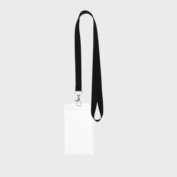 Lanyard and holder set