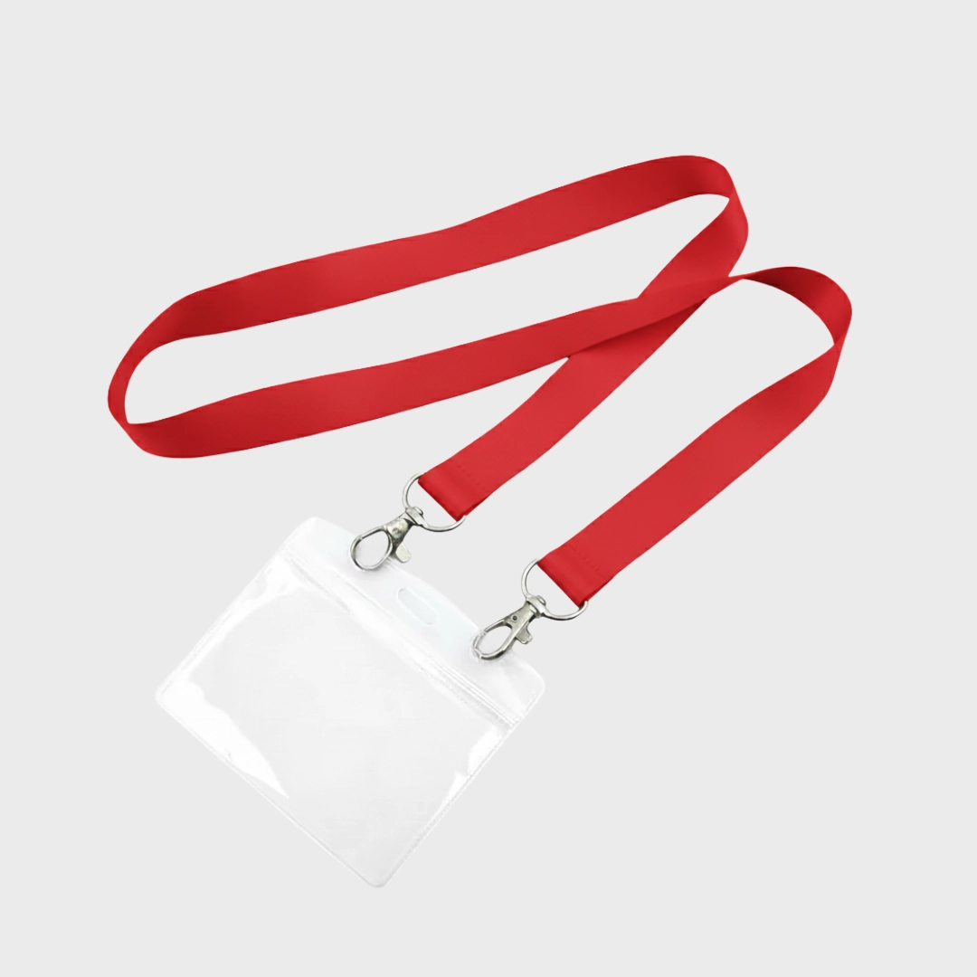 Red lanyard set